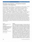 Research paper thumbnail of Narcolepsy and pregnancy: a retrospective European evaluation of 249 pregnancies