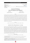 Research paper thumbnail of Spiritual Well-Being: Scale Development and Validation