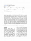 Research paper thumbnail of Prostaglandin E2: a putative potency indicator of the immunosuppressive activity of human mesenchymal stem cells