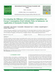 Research paper thumbnail of Investigating the Efficiency of Government Expenditure on Energy Consumption (Fuel) Subsidy Policy in Indonesia: An Application of Stochastic Frontier Model