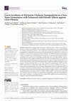 Research paper thumbnail of Green Synthesis of Silymarin–Chitosan Nanoparticles as a New Nano Formulation with Enhanced Anti-Fibrotic Effects against Liver Fibrosis