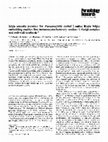 Research paper thumbnail of High osmotic pressure forPneumocystic carinii London Resin White embedding enables fine immunocytochemistry studies: I. Golgi complex and cell-wall synthesis