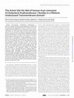 Research paper thumbnail of The Active Site His-460 of Human Acyl-coenzyme A:Cholesterol Acyltransferase 1 Resides in a Hitherto Undisclosed Transmembrane Domain