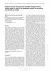 Research paper thumbnail of Replacement of the interchain disulfide bridge-forming amino acids A7 and B7 by glutamate impairs the structure and activity of insulin