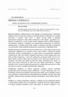 Research paper thumbnail of MEDIA LITERACY: NEW AGENDAS IN COMMUNICATION Editorka publikace "Media Literacy: New Agendas in Communication", profesorka