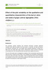 Research paper thumbnail of Amino acid content of Agiorgitiko (Vitis vinifera L. cv.) grape cultivar grown in representative regions of Nemea