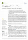 Research paper thumbnail of Efficiently Estimating Joining Cost of Subqueries in Regular Path Queries