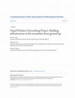 Research paper thumbnail of Nepal Wireless Networking Project: Building infrastructure in the mountains from ground up