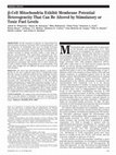 Research paper thumbnail of β-Cell Mitochondria Exhibit Membrane Potential Heterogeneity That Can Be Altered by Stimulatory or Toxic Fuel Levels