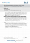 Research paper thumbnail of The collaboration between governments and civil society organizations in response to emergency situations/ Colaboração entre governos e organizações da sociedade civil em resposta a situações de emergência/ Colaboración entre gobiernos y organizaciones de la sociedad civil en respuesta a situacio...