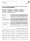 Research paper thumbnail of ARDESIA: A fast silicon drift detector X-ray spectrometer for synchrotron applications