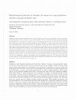 Research paper thumbnail of Spatiotemporal patterns of drought, its impact on crop production and the economy in South Asia