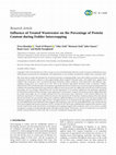 Research paper thumbnail of Influence of Treated Wastewater on the Percentage of Protein Content during Fodder Intercropping