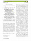 Research paper thumbnail of Testing alternative methods for estimation of bird migration phenology from GPS tracking data