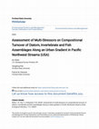 Research paper thumbnail of Assessment of multi-stressors on compositional turnover of diatom, invertebrate and fish assemblages along an urban gradient in Pacific Northwest streams (USA)