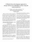 Research paper thumbnail of A model-driven development approach to design software for embedded systems using the android platform