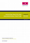 Research paper thumbnail of Budgeting practice and organisational structure