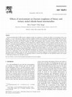 Research paper thumbnail of Effects of environment on fracture toughness of binary and ternary nickel silicide-based intermetallics