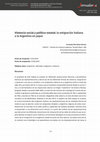 Research paper thumbnail of Violencia social y político-estatal: la emigración italiana a la Argentina en jaque