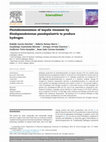 Research paper thumbnail of Photofermentation of tequila vinasses by Rhodopseudomonas pseudopalustris to produce hydrogen