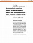 Research paper thumbnail of Levantamiento popular y luchas sociales en América Latina: del octubre boliviano a las protestas contra el ALCA