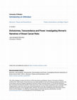 Research paper thumbnail of Dichotomies, Transcendence and Power: Investigating Women’s Narratives of Breast Cancer Risks