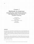 Research paper thumbnail of Methods to Improve Creativity and Innovation