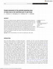 Research paper thumbnail of Prompt assessment for the potential spawning areas of Sevan Trout, South-West part of Lake Sevan