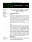 Research paper thumbnail of Assessment of groundwater quality in semi-urban and urban settings of Baddi tehsil of Solan district: A case study