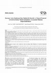 Research paper thumbnail of Koroner Arter Kalsiyum Skor İndeksi ile Karotis ve Yüzeyel Femoral Arterlerin İntima Media Kalınlıkları Arasındaki İlişkinin Değerlendirilmesi