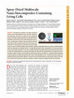 Research paper thumbnail of Spray-Dried Multiscale Nano-biocomposites Containing Living Cells