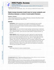 Research paper thumbnail of Stable isotope biomarker breath tests for human metabolic and infectious diseases: a review of recent patent literature