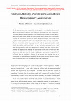 Research paper thumbnail of Madness, Badness and Neuroimaging-Based Responsibility Assessments