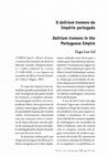 Research paper thumbnail of O delirium tremens do Império português