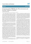 Research paper thumbnail of Going beyond the TRIGR study: The Environment and the Type 1 Diabetes in Sardinia