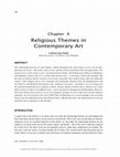 Research paper thumbnail of Religious Themes in Contemporary Art