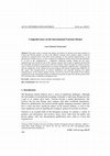 Research paper thumbnail of Competitiveness on the International Tourism Market