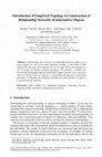 Research paper thumbnail of Introduction of Empirical Topology in Construction of Relationship Networks of Informative Objects