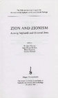 Research paper thumbnail of *Zion and Zionism among Sephardi and Oriental Jews*, eds. Warren Zev Harvey, Galit Hasan-Rokem, Haim Saadoun, and Amnon Shiloah (Jerusalem: Misgav Yerushalayim, 2002; Hebrew)