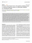 Research paper thumbnail of A murine mesenchymal stem cell model for initiating events in osteosarcomagenesis points to CDK4/CDK6 inhibition as a therapeutic target