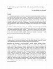 Research paper thumbnail of La influencia de la percepción en los contextos sociales actuales y su relación con los objetos cotidianos