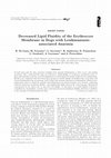 Research paper thumbnail of Decreased Lipid Fluidity of the Erythrocyte Membrane in Dogs with Leishmaniasis-associated Anaemia