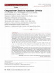 Research paper thumbnail of Outpatient Clinic in Ancient Greece