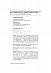 Research paper thumbnail of The incubation process for the creation of viable firms: the case of ARCA Consortium