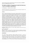 Research paper thumbnail of Life skills as predictors of engagement in health risk behaviours: A survey of secondary school learners