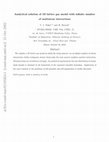 Research paper thumbnail of Analytical solution of a one-dimensional lattice gas model with an infinite number of multiatom interactions