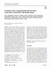 Research paper thumbnail of Evaluation of the ecological health and food chain on the shores of four River Nile Islands, Egypt