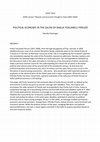 Research paper thumbnail of POLITICAL ECONOMY IN THE SALON OF EMILIA TOSCANELLI PERUZZI