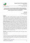 Research paper thumbnail of Evaluation of Socio-Demographic Characteristics and Physical Activity Levels of Ege University, Turkey Sports Sciences Faculty Students