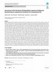 Research paper thumbnail of Assessment of the Petroleum Oil Degradation Capacity of Indigenous Bacterial Species Isolated from Petroleum Oil-Contaminated Soil